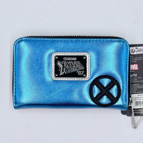 NEW Loungefly Marvel Studios X-Men ‘97 Metallic Shine Wolverine Zip Wallet - Picture 5 of 7